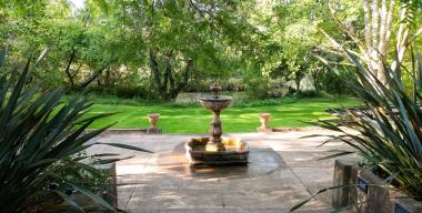 link to full image of Fieldbrook Winery fountain