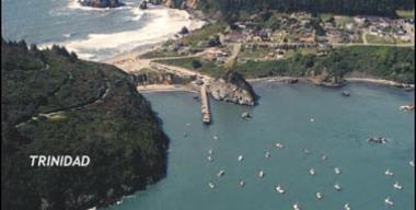 link to full image of City of Trinidad Harbor Aerial view