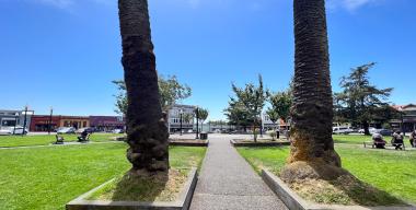 Facing West of Arcata Plaza