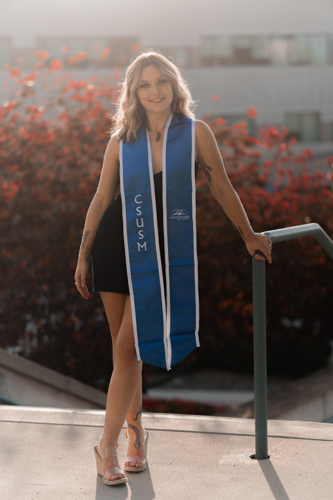 Graduated from CSU San Marcos in 2022 earning a BA in Mass Media Communications with an emphasis on Art, Media, and Design.